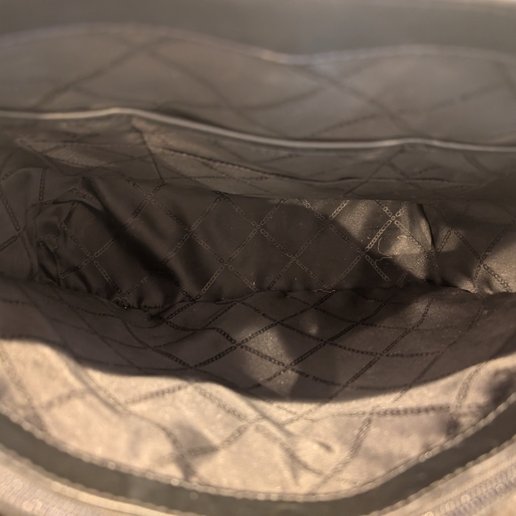 Michael KorsBlack & Gold Studded Voyager Tote Shoulder Bag Leather - Picture 7 of 11